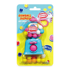 Mini Dubble Bubble® Gumballs w/ Dispenser Keychain 1.13oz