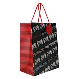 Gamer Medium Print Gift Bag 9in x 7in