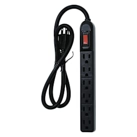 6-Outlet Power Strip 3-Feet Long