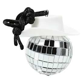 Cowboy Disco Ball Car Charm