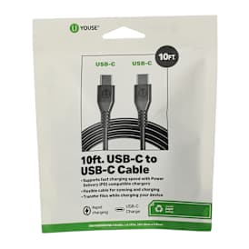 10ft USB-C To USB-C Cable