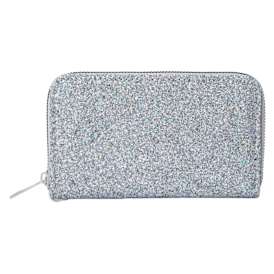 Printed Faux Leather Zipper Wallet 6.9in