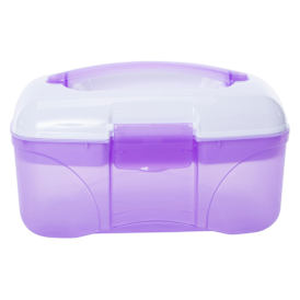Multi-Purpose Storage Box With Flip-Top Lid 9.3in x 6in