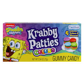 Spongebob Squarepants™ Gummy Krabby Patties Colors Candy Box 2.54oz