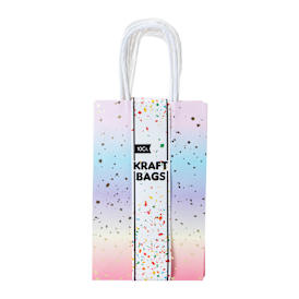 10-Pack Small Kraft Gift Bags 8.35in x 5.2in