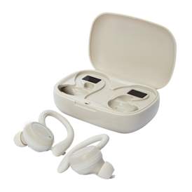 Water-Resistant Bluetooth® LED Earbuds With Microphone & Sport Hooks