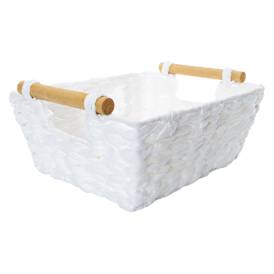 Woven Paper Storage Bin 12.7in x 10in
