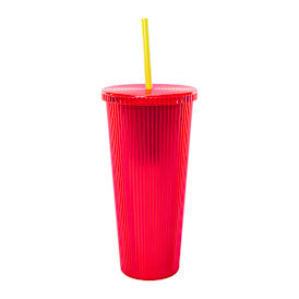 Ribbed Iridescent Tumbler 24oz