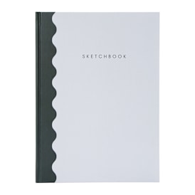 Scalloped-Edge Sketchbook 8in x 11in