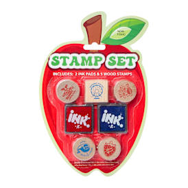 Wood Stamp Set 7-Piece
