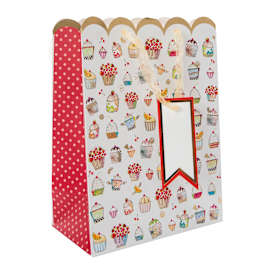 Scallop Edge Medium Gift Bags 7in x 9in