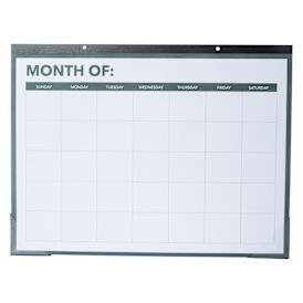 Undated Monthly Desk Pad Calendar 19.75in x 15in