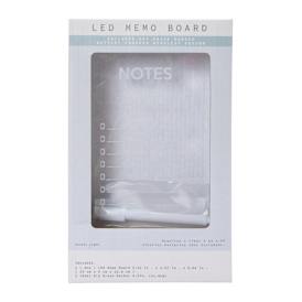 LED Dry Erase Memo Board 8.86in x 7in