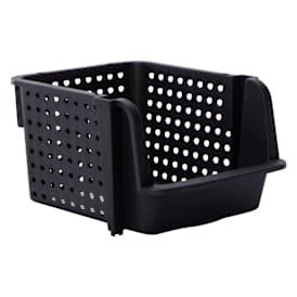 Stackable Mini Plastic Storage Bin 4.72in x 5.5in