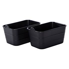 2-Pack Small Storage Bins 5.19in x 3.38in