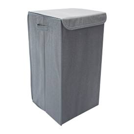 Lidded Collapsible Laundry Hamper 12in x 23in