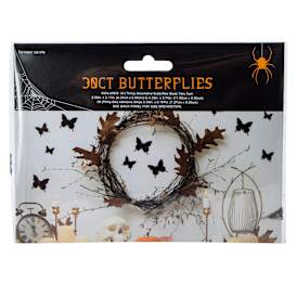 3D Butterflies Halloween Decor 30-Count