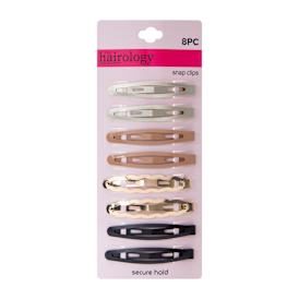 Mixed Color Snap Clips 8-Pack