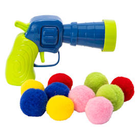Pawsome Pom Pom Launcher Cat Toy