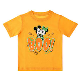 Disney Minnie & Mickey Mouse 'Boo!' Kid's Halloween Graphic Tee