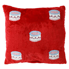 Cake Icon Throw Pillow 16in x 16in