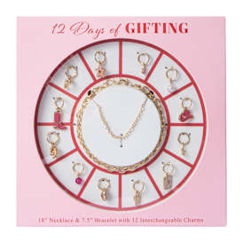 12 Days Of Gifting Bracelet With Interchangeable Charms