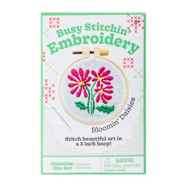 Busy Stitchin' Embroidery Set