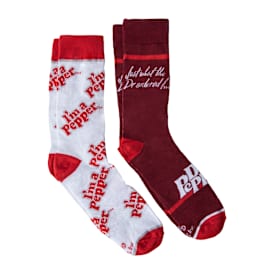 Dr. Pepper® Crew Socks 2-Pairs Can