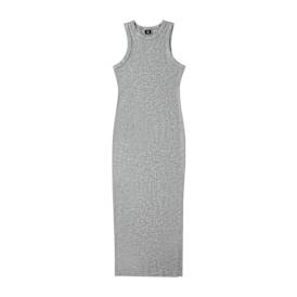 Juniors Sleeveless Ribbed Midi Dress