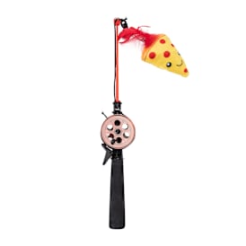 Fishing Rod Cat Toy With Plush Crinkle Teaser