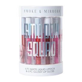 Smoke & Mirrors Smooch Squad Matte Liquid Lipstick & Glossy Lip Gloss Set