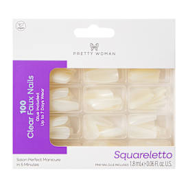 Pretty Woman Clear Nails Set