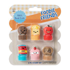 Foodie Friends Stamp Set 6-Pack