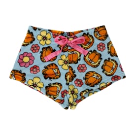 Juniors Printed Plush Short