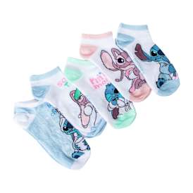 Branded No-Show Socks 5-Pack
