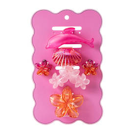 Themed Claw Clips 6-Pack