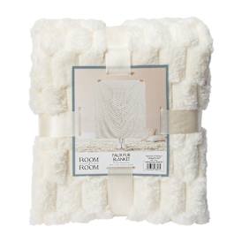 Faux Fur Blanket 50in x 60in