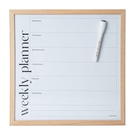 Framed Dry Erase Board 14in x 14in