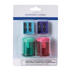 Pencil Sharpener Set 4-Count