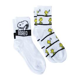 Branded Girls Mid-Crew Socks 2-Pack