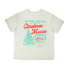 Christmas Movie & Cookies Graphic Tee