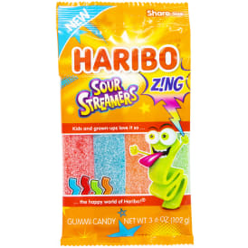 Haribo® Sour Streamers Share Size 3.6oz