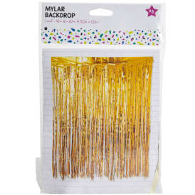 Mylar Gold Foil Curtain 48in x 60in