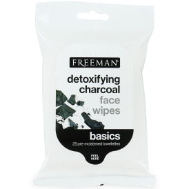 Freeman® Basics Detoxifying Charcoal Face Wipes 25-Count