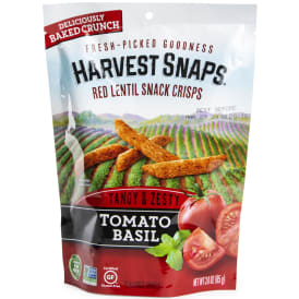 Harvest Snaps® Red Lentil Snack Crisps - Tomato Basil
