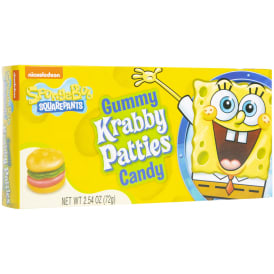 Spongebob Squarepants™ Gummy Krabby Patties Movie Theater Box Candy