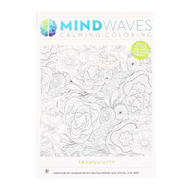 mindwaves™ calming 96-page coloring book | Five Below