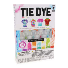 Tie Dye Kit W/ 8 Fabric Dyes