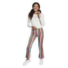 No Boundaries Junior's Boho Stripe Flare Pants, Multicoloured, X-Large :  : Clothing, Shoes & Accessories