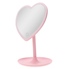 Heart-Shaped LED Vanity Mirror 13.5in